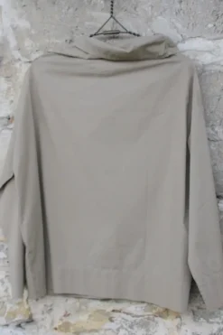 by basics Bluse 13024 im kastigen Schnitt in sand - Baumwolle & Elasthan