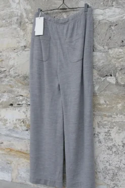 by basics Hose im Marlene-Stil 14012 in melange - Wolle & Baumwolle