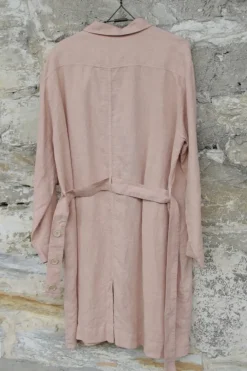 by basics Mantel 11010 im hellen apricot - reines, softes Leinen