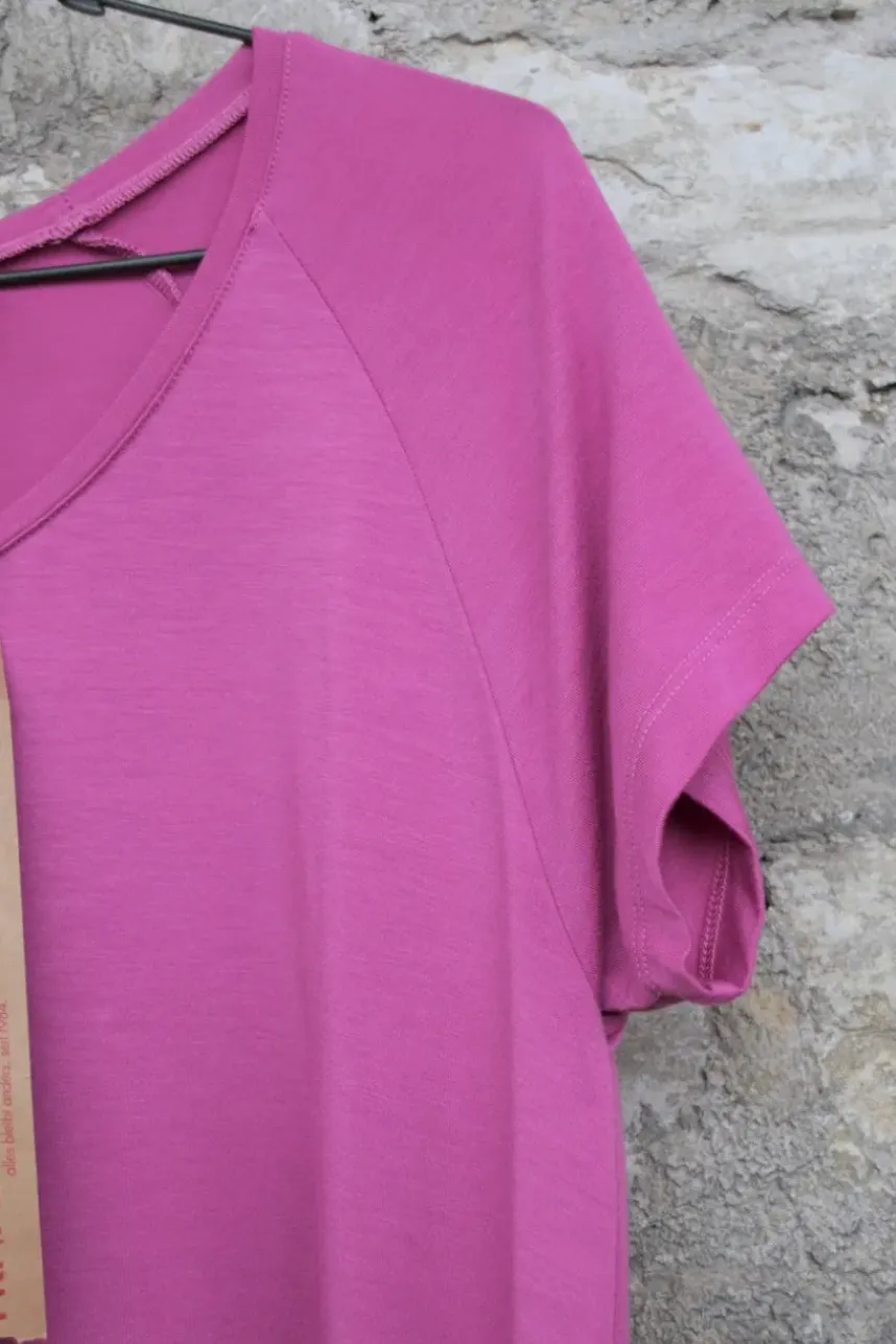 cocon commerz Privatsachen Shirt 1911002 KOKONDENS in waage/pink - Tencel