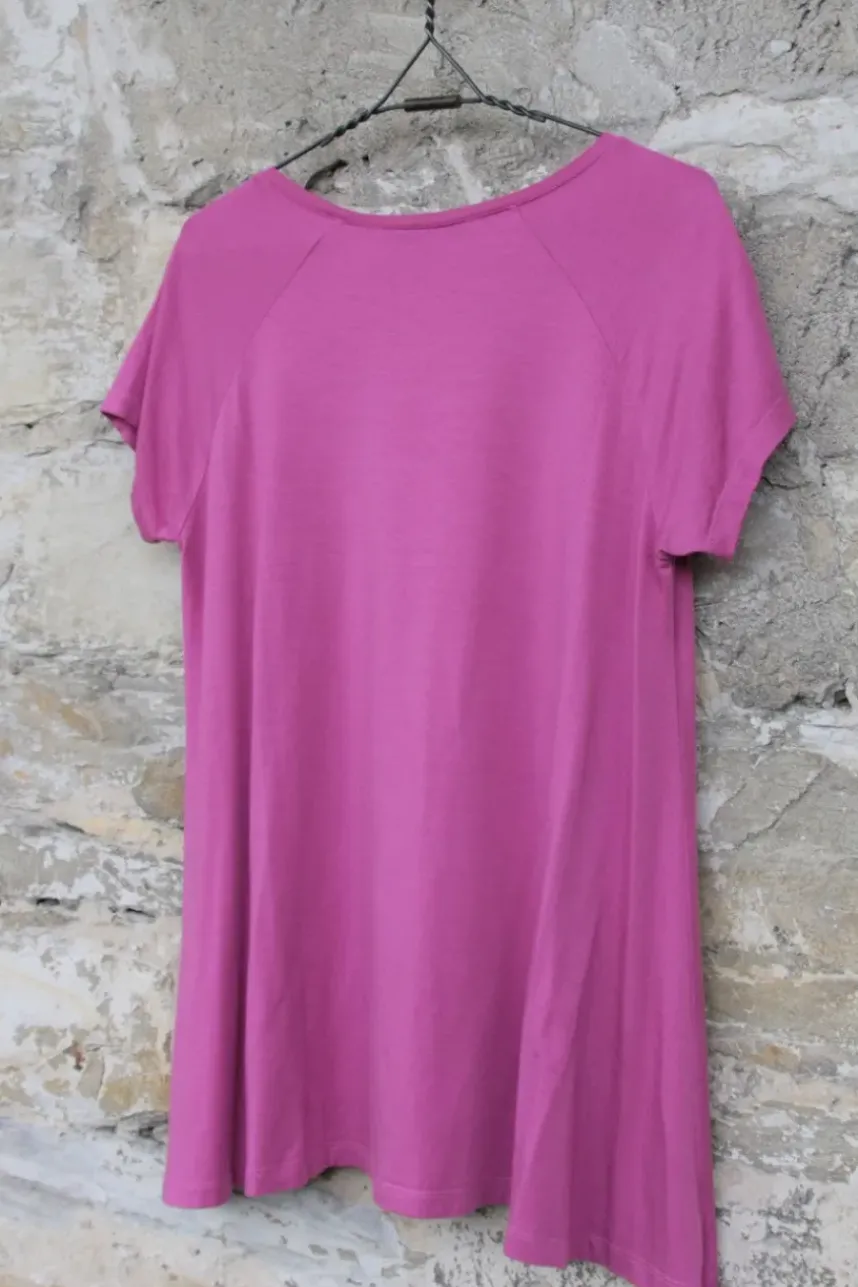 cocon commerz Privatsachen Shirt 1911002 KOKONDENS in waage/pink - Tencel