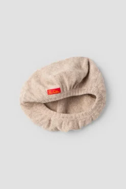 *Ewa i Walla Baskenmütze 77600 BASKER in natur creme (sand) - Baby Alpaka