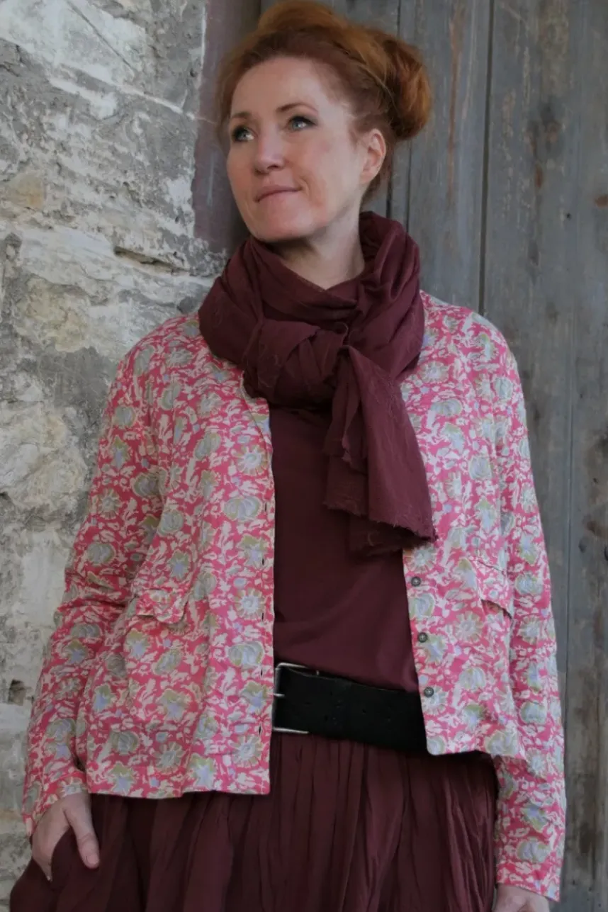 *Ewa i Walla Bluse 44118 CECILIA mit süßem flower print (original) - softer Voile