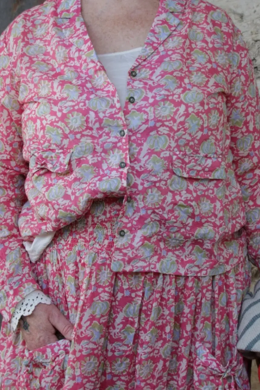 *Ewa i Walla Bluse 44118 CECILIA mit süßem flower print (original) - softer Voile