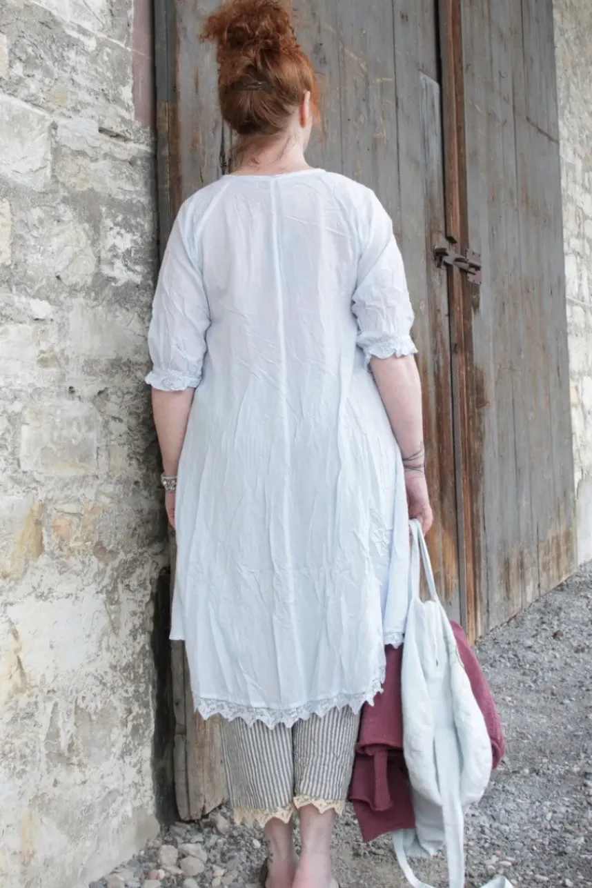 Ewa i Walla Bluse 44962 GERD in pastellblau (ice blue) - softe Sushi Voile aus Baumwolle & Viskose