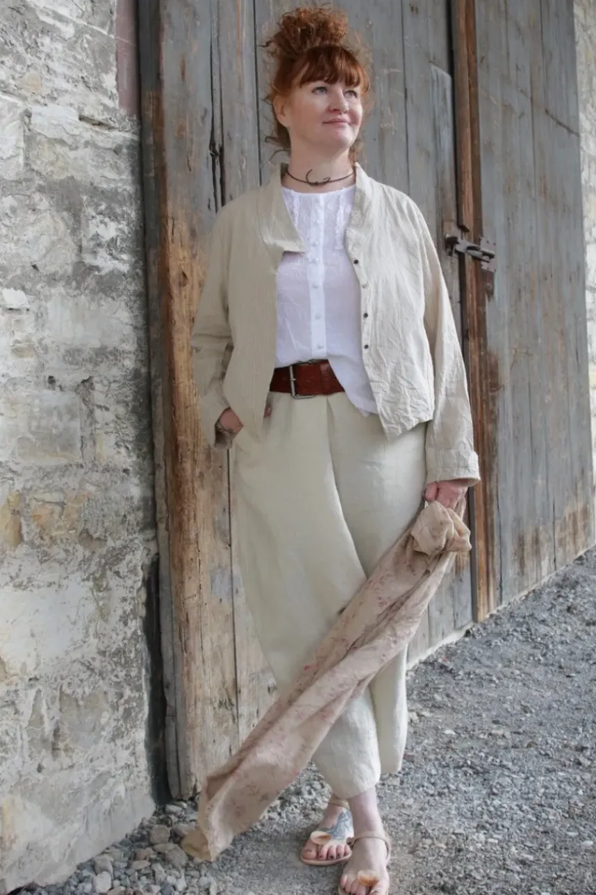 Ewa i Walla Bluse 44982 GUN in weiss (white) - Sushi Voile aus softer Baumwolle & Viskose