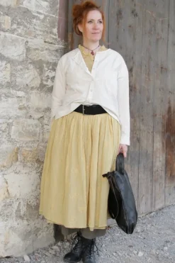 *Ewa i Walla Bluse 44103 IRELA in cremeweiß (cream) - reine Knitterbaumwolle