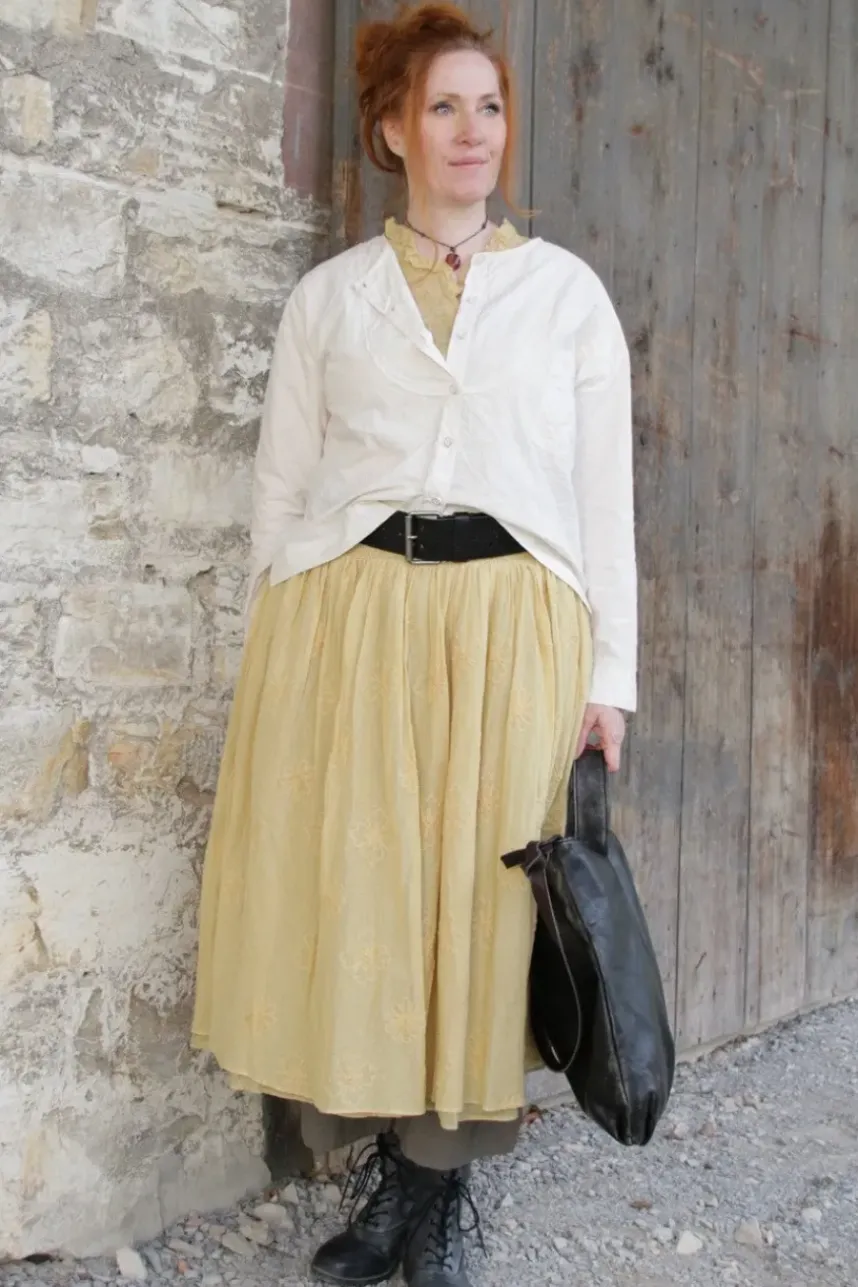 *Ewa i Walla Bluse 44103 IRELA in cremeweiß (cream) - reine Knitterbaumwolle