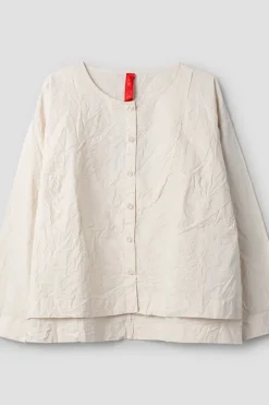*Ewa i Walla Bluse 44103 IRELA in cremeweiß (cream) - reine Knitterbaumwolle