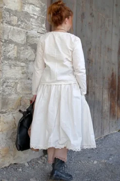 *Ewa i Walla Bluse 44107 LOIS in creme (cream) - reine Knitterbaumwolle