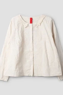 *Ewa i Walla Bluse 44107 LOIS in creme (cream) - reine Knitterbaumwolle