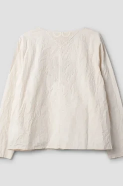 *Ewa i Walla Bluse 44107 LOIS in creme (cream) - reine Knitterbaumwolle