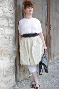 Ewa i Walla Bluse 44960 SAGA in reinweiss (white) - softer Sushi Voile aus Baumwolle & Viskose