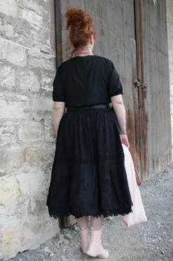 Ewa i Walla Bluse 44960 SAGA in schwarz (black) - softer Sushi Voile aus Baumwolle & Viskose