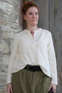*Ewa i Walla Bluse 44104 SIGYN in cremeweiß (cream) - softe Winterbaumwolle