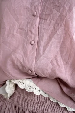 Ewa i Walla Bluse AGNA 44123 in rose (pale mauve) - Sushi Voile aus Baumwolle und Viskose