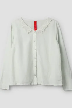 Ewa i Walla Bluse AGNA 44123 in zartem mint (soft jade) - Sushi Voile aus Baumwolle und Viskose