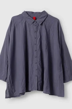 Ewa i Walla Bluse ERIS 44125 in blau (blue) - Sushi Voile aus Baumwolle und Viskose