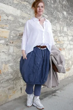 Ewa i Walla Bluse ERIS 44125 in weiß (white) - Sushi Voile aus Baumwolle und Viskose