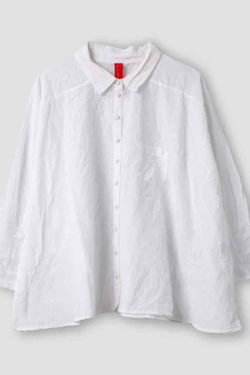 Ewa i Walla Bluse ERIS 44125 in weiß (white) - Sushi Voile aus Baumwolle und Viskose