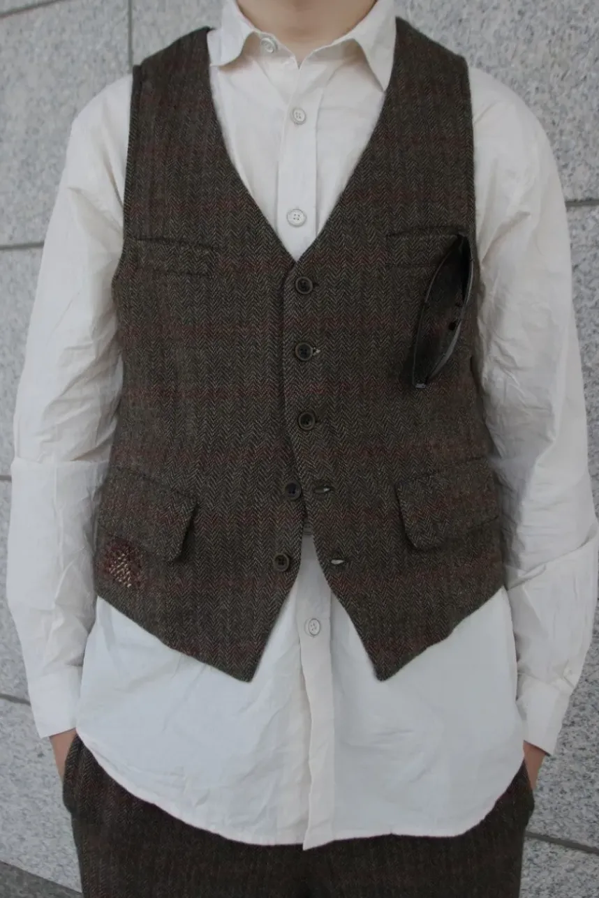 *Ewa i Walla Herren Hemd 10003 TORE in hellem creme (cream) - reine Knitterbaumwolle