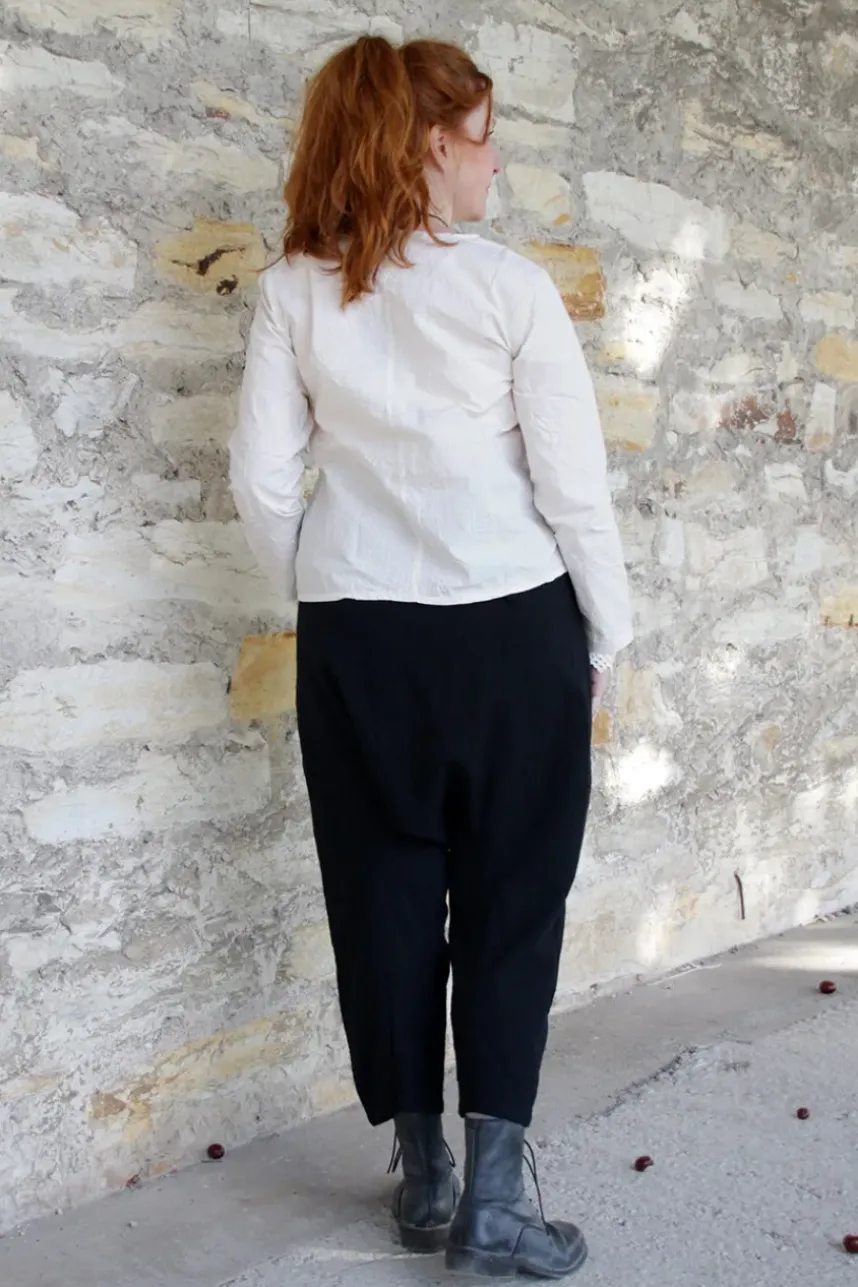 *Ewa i Walla Hose 11416 MAJVI in schwarz (black) - kuschelige Wolle & Baumwolle