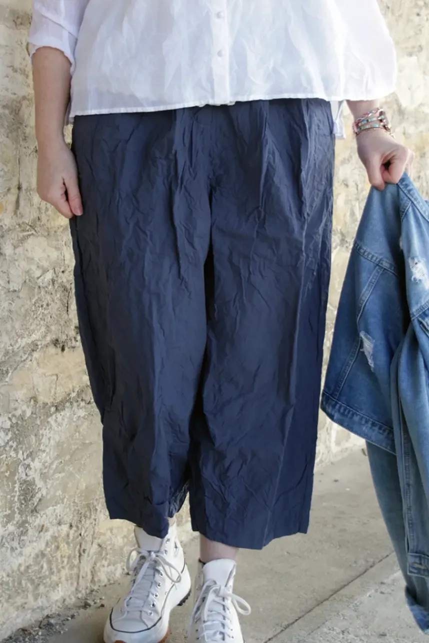 Ewa i Walla Hose BOTVI 11425 in blau (blue) - reine Knitterbaumwolle