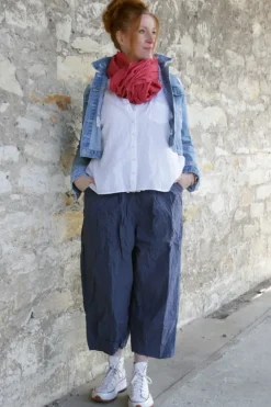 Ewa i Walla Hose BOTVI 11425 in blau (blue) - reine Knitterbaumwolle