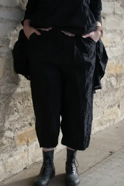 Ewa i Walla Hose BOTVI 11425 in schwarz (black) - reine Knitterbaumwolle