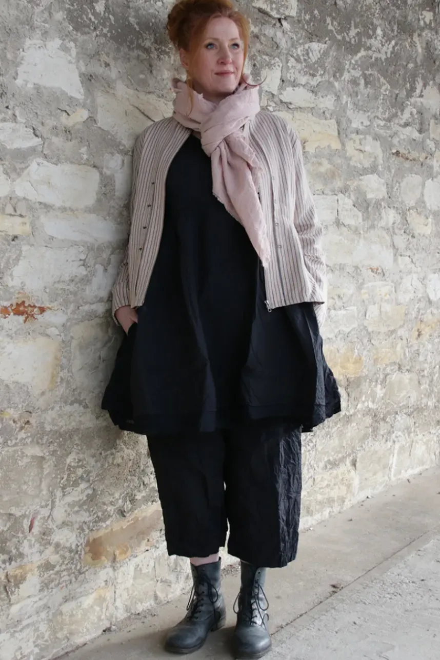 Ewa i Walla Hose BOTVI 11425 in schwarz (black) - reine Knitterbaumwolle