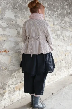 Ewa i Walla Hose BOTVI 11425 in schwarz (black) - reine Knitterbaumwolle