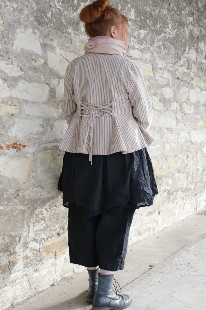 Ewa i Walla Hose BOTVI 11425 in schwarz (black) - reine Knitterbaumwolle