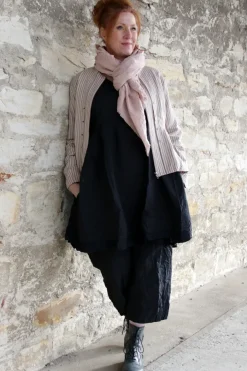 Ewa i Walla Hose BOTVI 11425 in schwarz (black) - reine Knitterbaumwolle