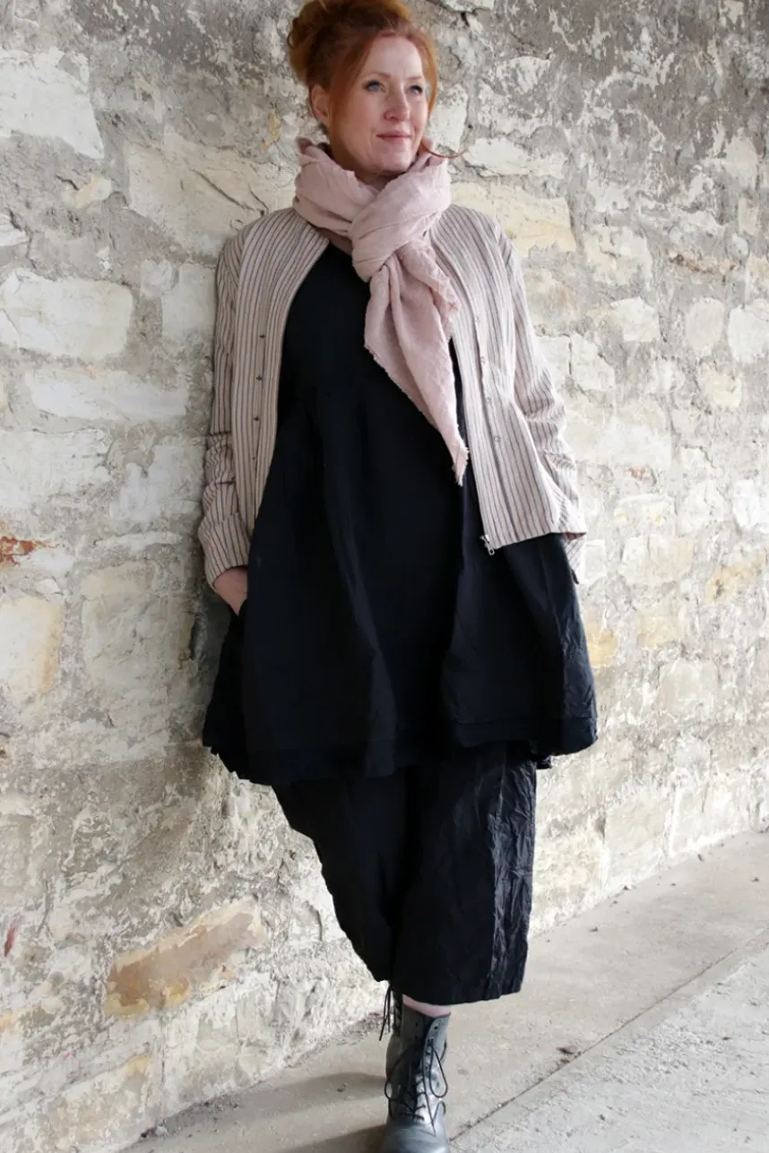 Ewa i Walla Hose BOTVI 11425 in schwarz (black) - reine Knitterbaumwolle