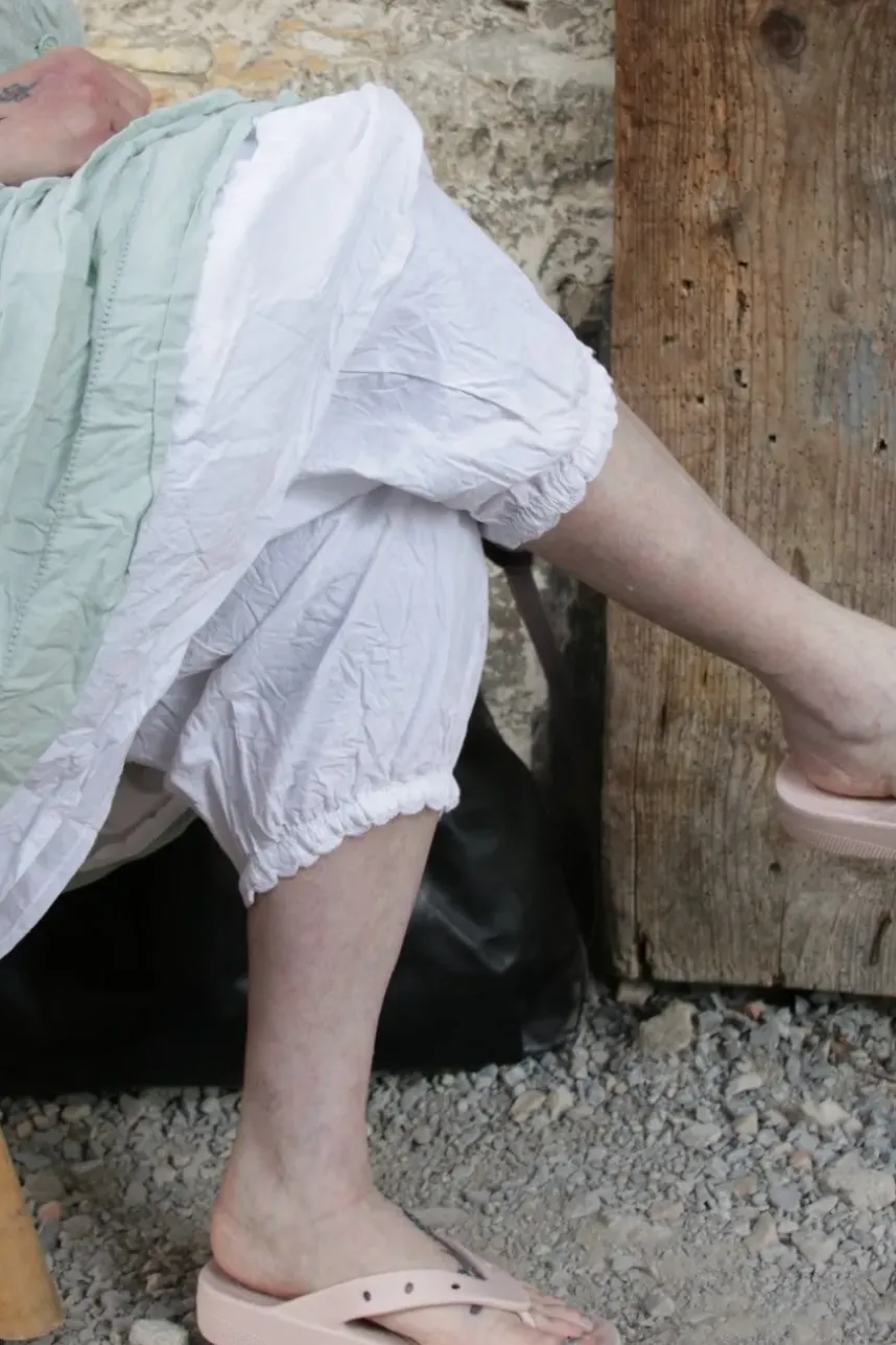 Ewa i Walla Hose/Bloomers 11406 ROSITA in weiss (white) - reine Kitterbaumwolle