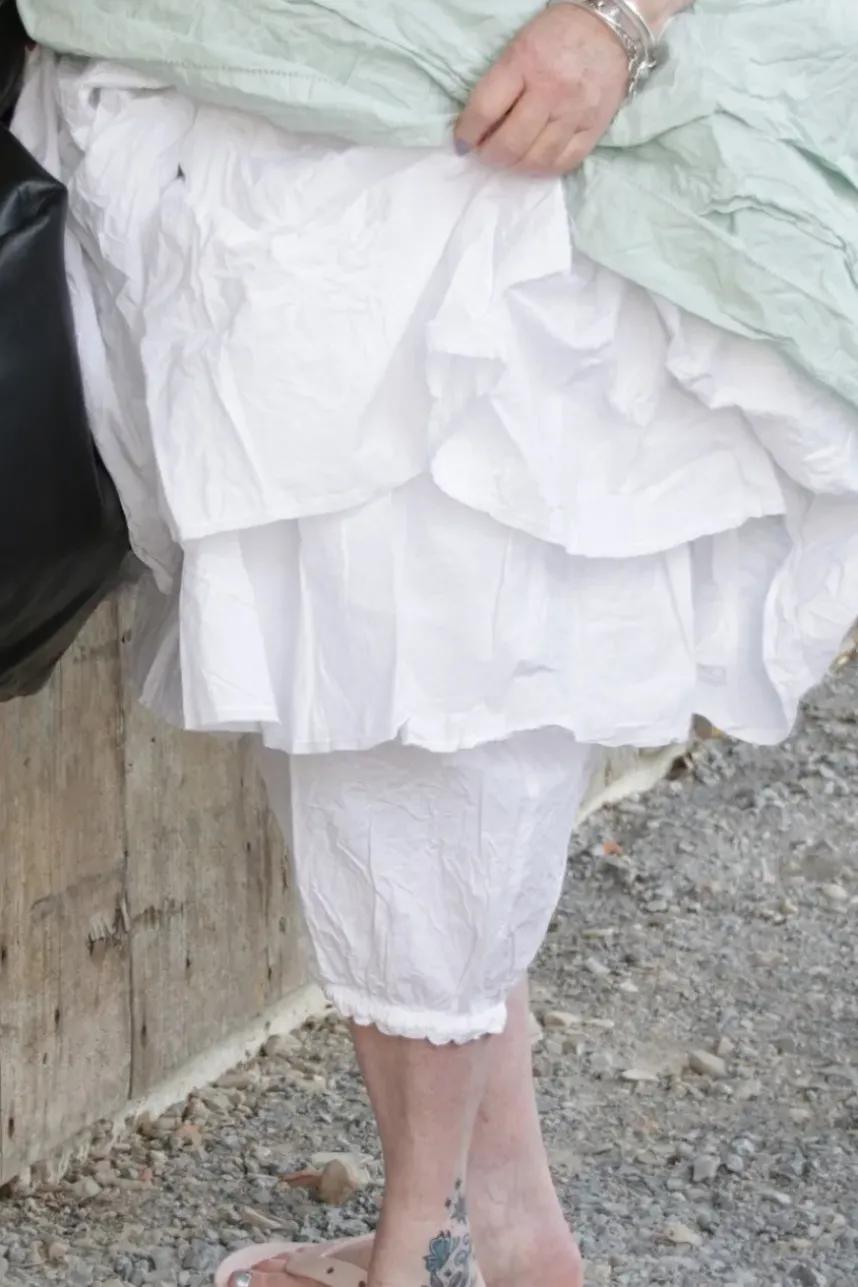 Ewa i Walla Hose/Bloomers 11406 ROSITA in weiss (white) - reine Kitterbaumwolle