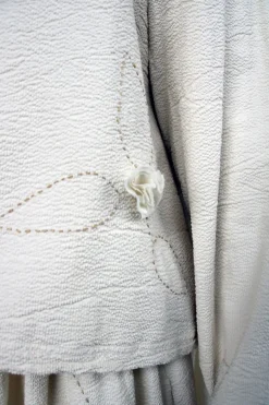 Ewa i Walla Jacke BENITA 66769 in cremeweiss (cream) - Seersucker aus reiner Baumwolle