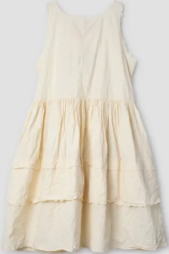 Ewa i Walla Kleid 55841 INGALILL in reinweiss (white) - reine Knitterbaumwolle