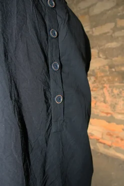 *Ewa i Walla Kleid 55865 LEONOR in schwarz (black) - reine Knitterbaumwolle