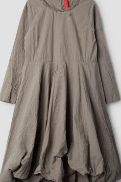 *Ewa i Walla Kleid 55871 NATALIE in grau rose zart gestreift - reine Baumwolle