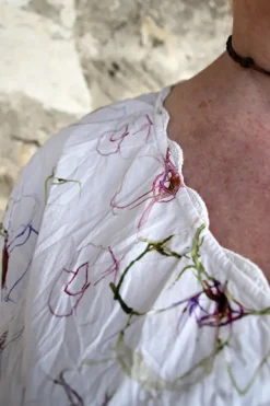 Ewa i Walla Kleid GULL-BRITT 55889 in Flower Print (original) - reine Knitterbaumwolle