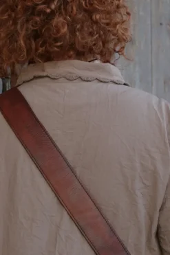 Ewa i Walla Kleid PAOLA 55820 in nussbraun (walnut) - reine Knitterbaumwolle