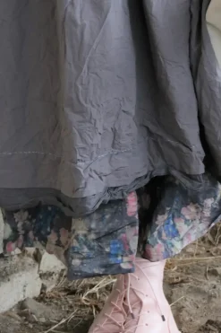 Ewa i Walla Kleid PAOLA 55820 in graublau (dim grey) - reine Knitterbaumwolle