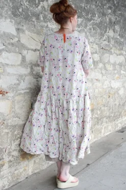 Ewa i Walla Kleid THEODORA 55907 in Flower Print (original) - reine Seide