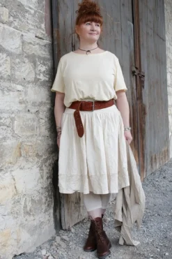 Ewa i Walla Kurzarm-Shirt 44979 INEZ in pastellgelb (vanilla) - softer Jersey