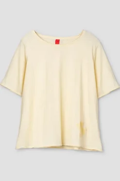 Ewa i Walla Kurzarm-Shirt 44979 INEZ in pastellgelb (vanilla) - softer Jersey
