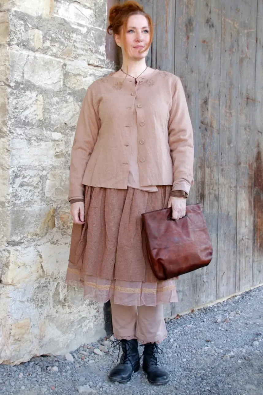 *Ewa i Walla Leggings 11410 ELLEN in altrose (taupe) - softe Baumwolle mit Elasthan