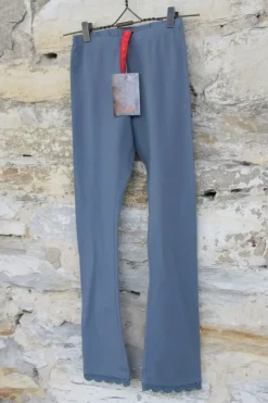 Ewa i Walla Leggins 11314 in blaugrau (vintage grey) - Jersey aus Baumwolle
