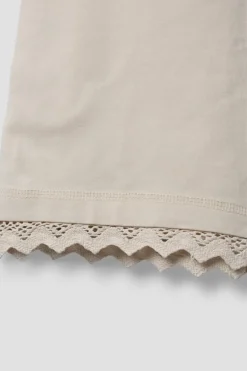 Ewa i Walla Leggins ELLEN 11417 in creme weiß (bone) - Jersey aus Baumwolle