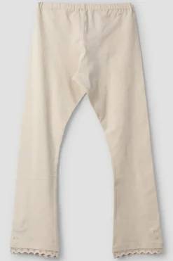 Ewa i Walla Leggins ELLEN 11417 in creme weiß (bone) - Jersey aus Baumwolle
